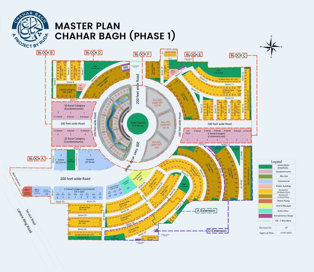 5 Marla Residential Plot Chahar Bagh Lahore